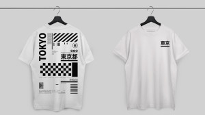 Tokyo Grid Tshirt