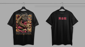 Golden Dragon Tshirt