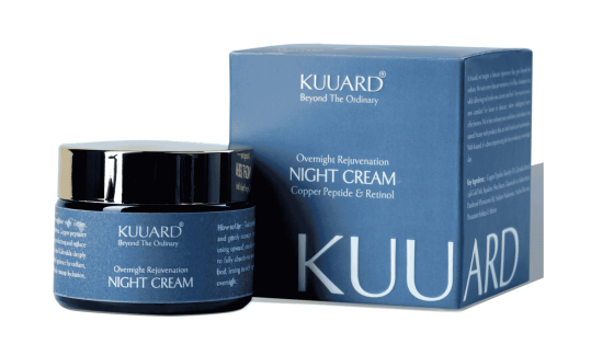 Kuuard Night Cream 24k gold ash , Anti-Aging, 50gm