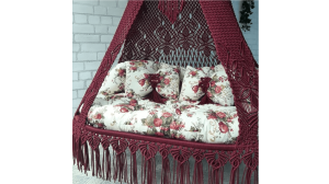 Double Sitting Macrame Swing