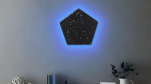 Smart Wall Lamp | Penta Black & White (Pentagon)