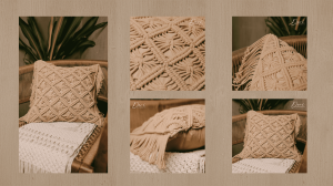 Macrame Cushion Cover
